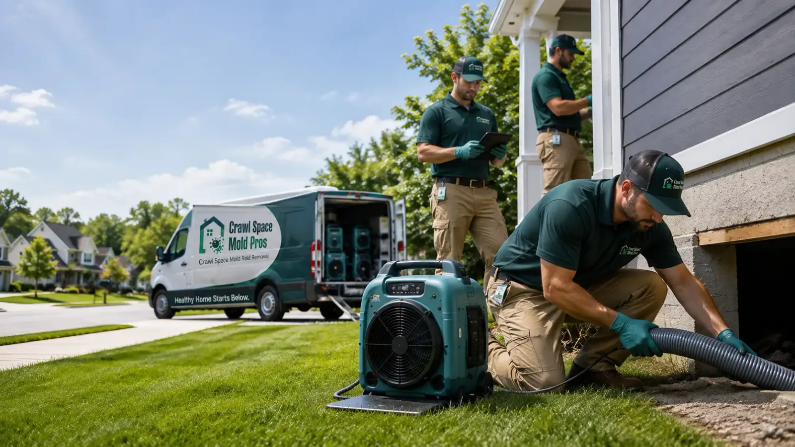 Crawl Space Mold Removal in Hallieford, VA